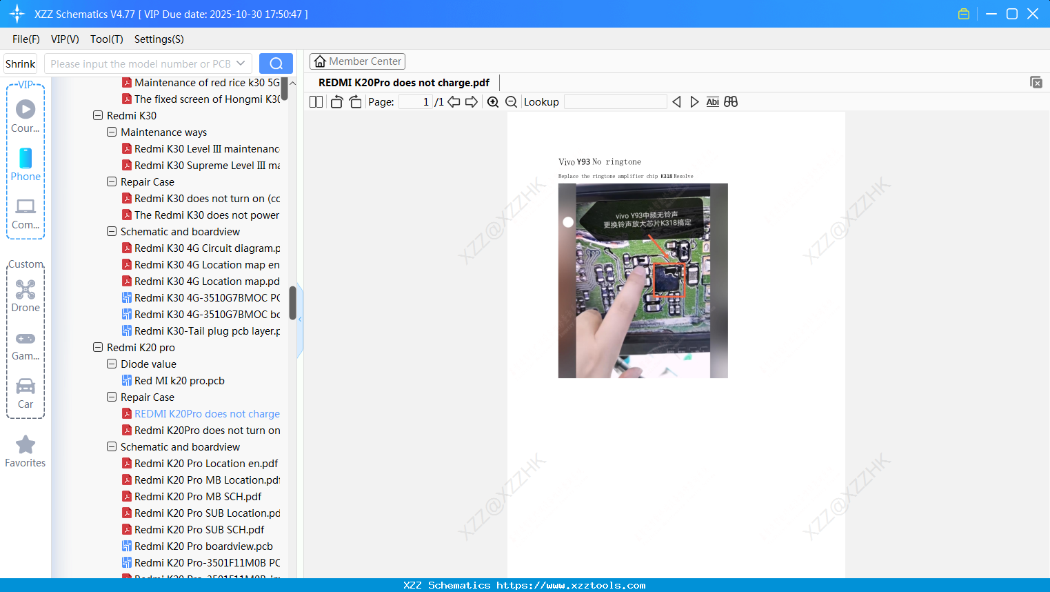 Xiaomi REDMI K20Pro Does Not Charge